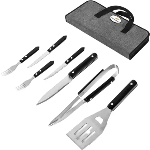 US Basic Greyston 7-Piece Braai Set Display